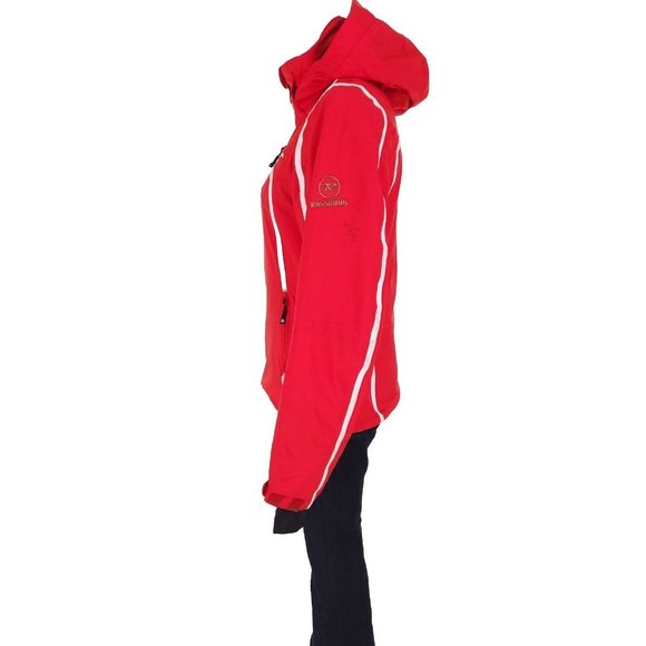 ROSSIGNOL Insulated Waterproof Ski Jacket in Deep Red Woman's Size Small - Picture 5 of 10